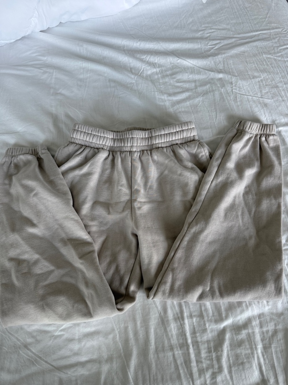Garage Soft Beige Sweatpants - Light Taupe Lounge Pants